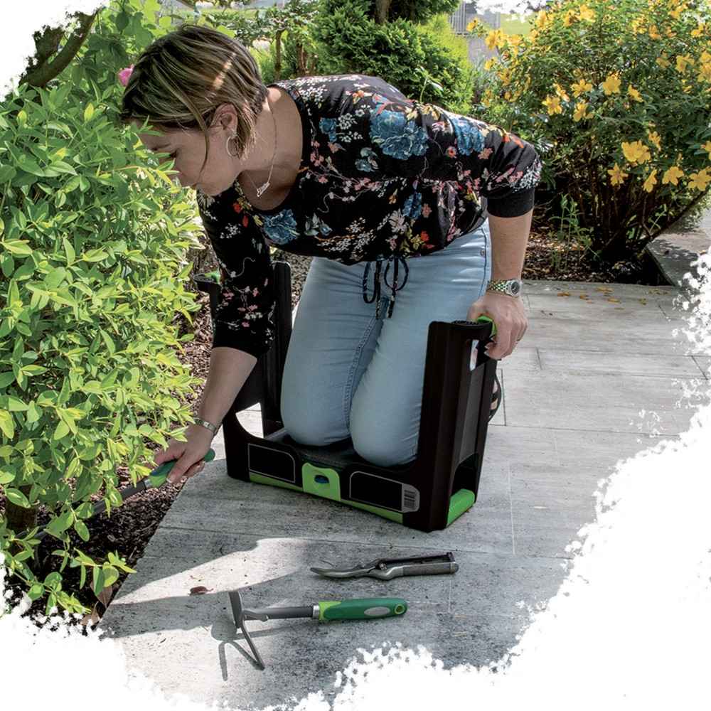 Agenouilloir de jardin tabouret et rangement - Ribimex