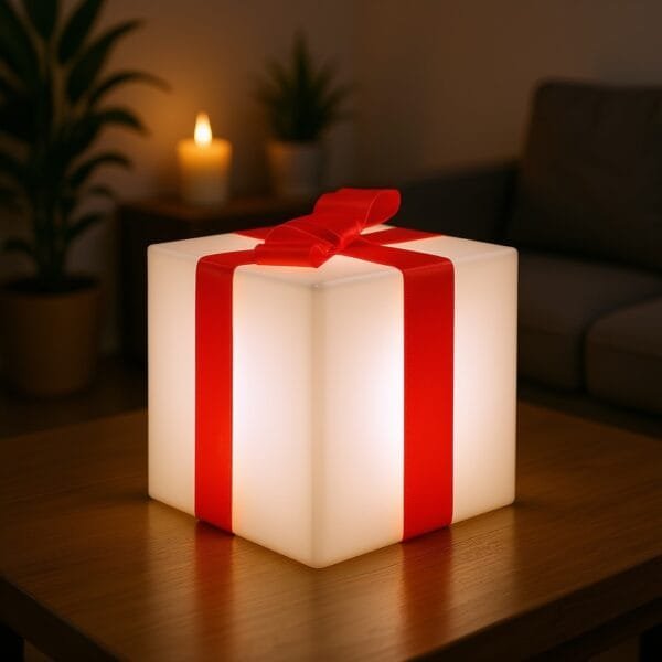 Cadeau led lumineux de Noël 32 cm salon