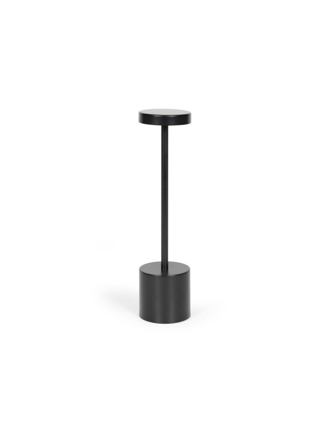 Lampe de table sans fil LED noire - vue principale, référence produit D0004