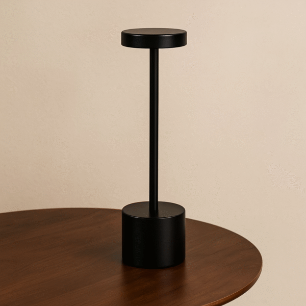 Lampe de table sans fil led NOIR, D0004, image principale