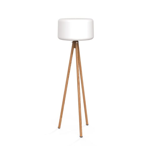 Lampadaire à trépied 140 cm diffuseur cylindrique - Grafik - visuel détouré