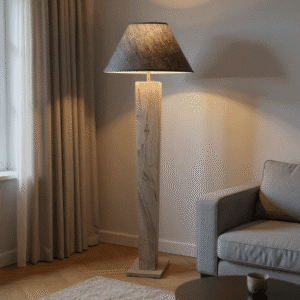 Lampadaire bois massif chêne Kubik MTR-GKBK, image principale