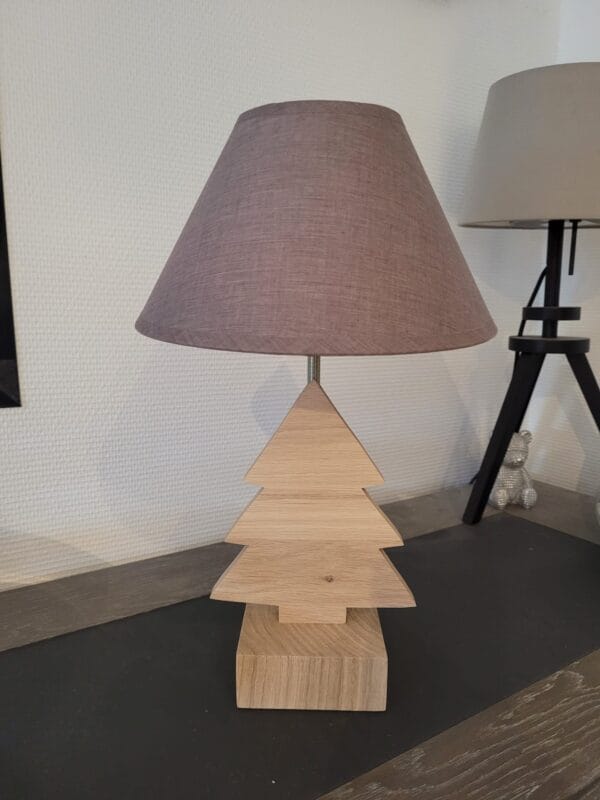 Lampe de chevet sapin bois chêne massif Tree MTR-TRE, image principale