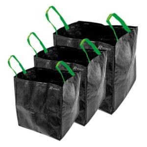 Lot de 3 sacs pour jardin multifonctions RIBIMEX PRSACX3 avec anses, volumes de 70, 100 et 170 litres, vue principale