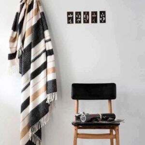 Plaid en coton visuel catégorie Concept Maison et Jardin