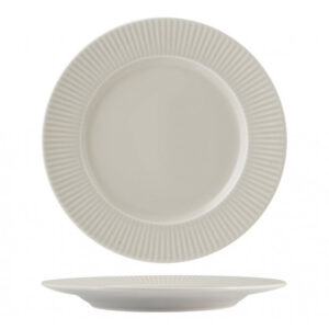 Image principale de l'assiette pour dessert en grès COTTAGE Ø21cm Crème, référence V0188