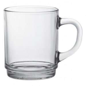 Mug en verre transparent de 26cl, image principale du produit V0225