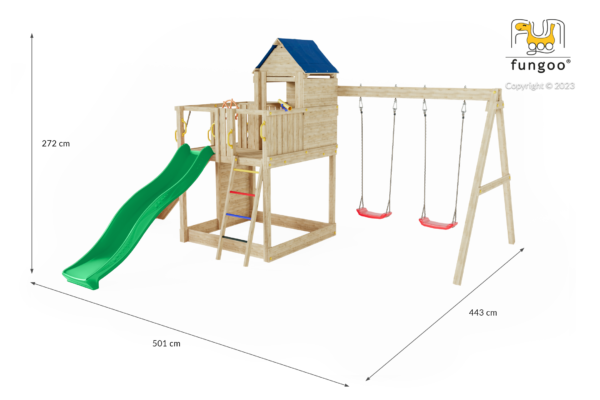 Aire de jeux complète - TREEHOUSE