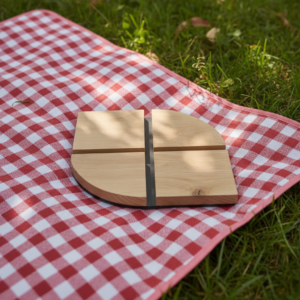 Dessous de plat bois design sur nappe en plein air - Diamond, MTR-2075122