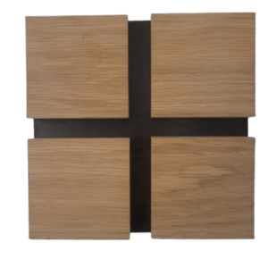 Dessous de plat carré en bois chêne massif, image principale, MTR-2073122