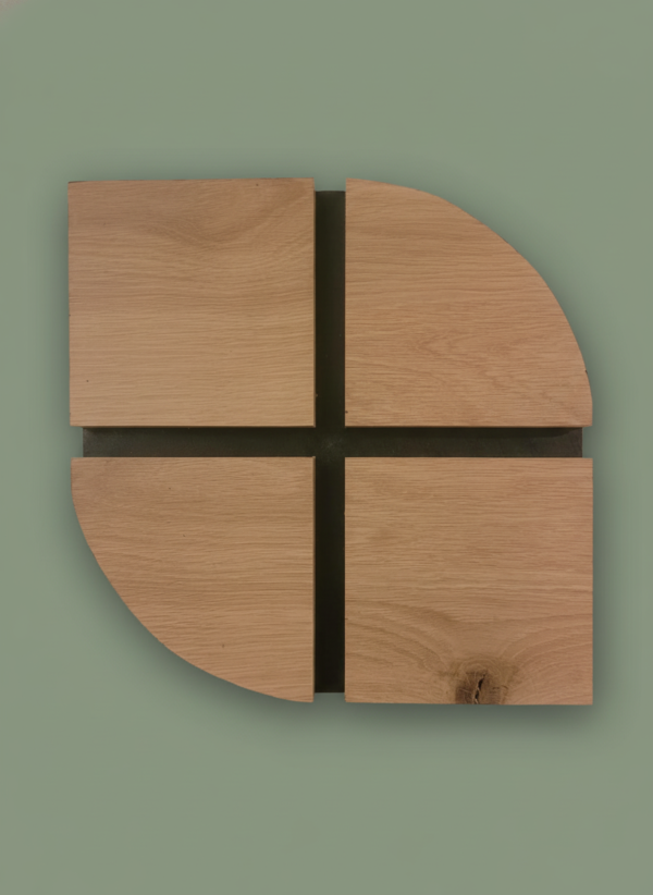 Dessous de plat design en chêne massif, vue principale, MTR-2075112