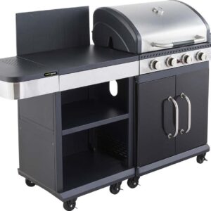 Image principale du barbecue avec desserte FIDGI 4, référence COAM064SBI