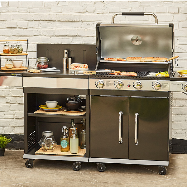 Barbecue avec desserte FIDGI 4, image principale, référence produit COAM064SBI.