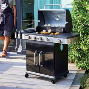 Image principale du barbecue fidgi 4 modèle AM064SBI en situation extérieure.