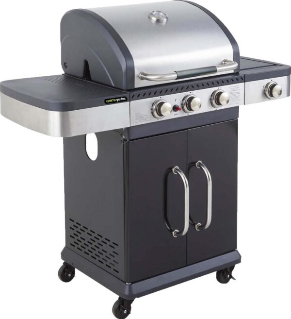 Image principale du barbecue gaz avec desserte FIDGI 3, réference produit COAM063SBI