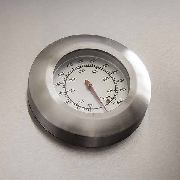 Thermomètre intégré du barbecue gaz avec desserte COAM063SBI