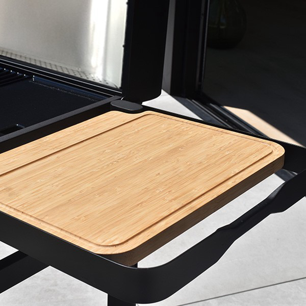Tablette modulable du barbecue gaz grill et plancha FLAVO 76 SC, référence AM084T