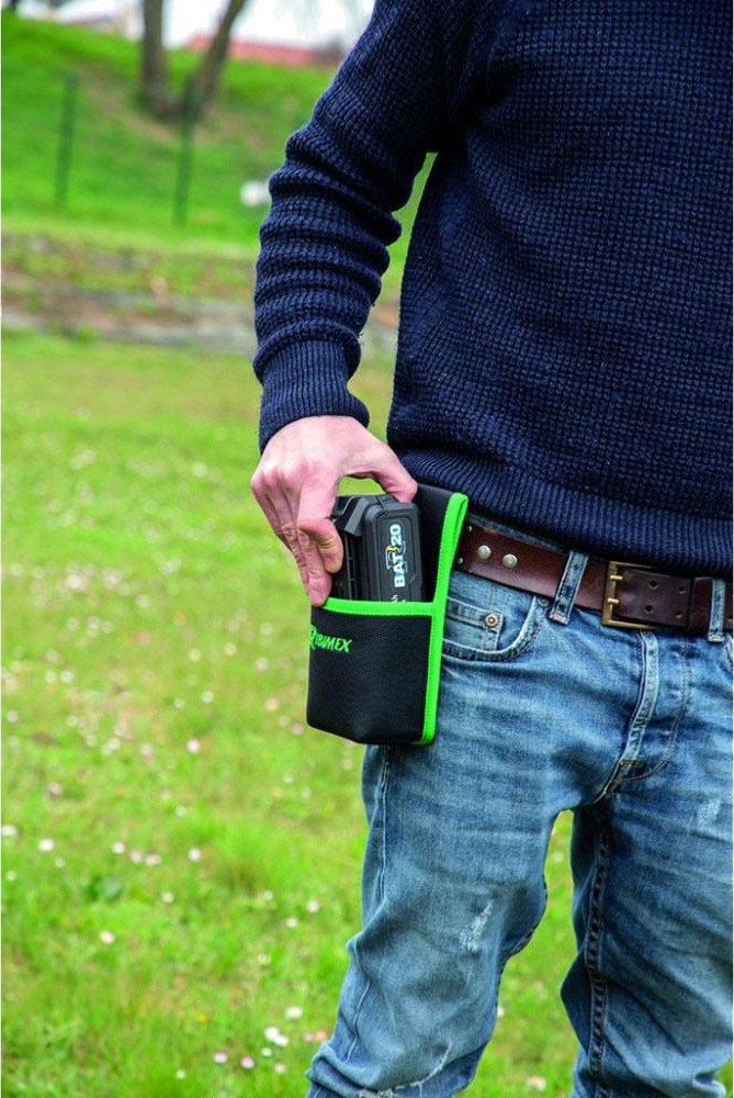 Pochette batterie ceinture R-BAT20 de 2 à 5 Ah - Ribimex 2 Pochette ceinture pour batterie R-BAT20 avec passant de ceinture, référence PRBAT20/BAG, image principale