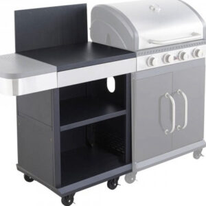 Vue principale de la desserte cuisine extérieure FIDGI WT030T avec barbecue intégré
