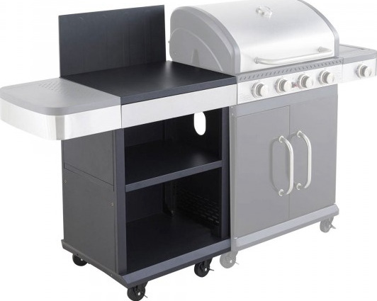 Vue principale de la desserte cuisine extérieure FIDGI WT030T avec barbecue intégré