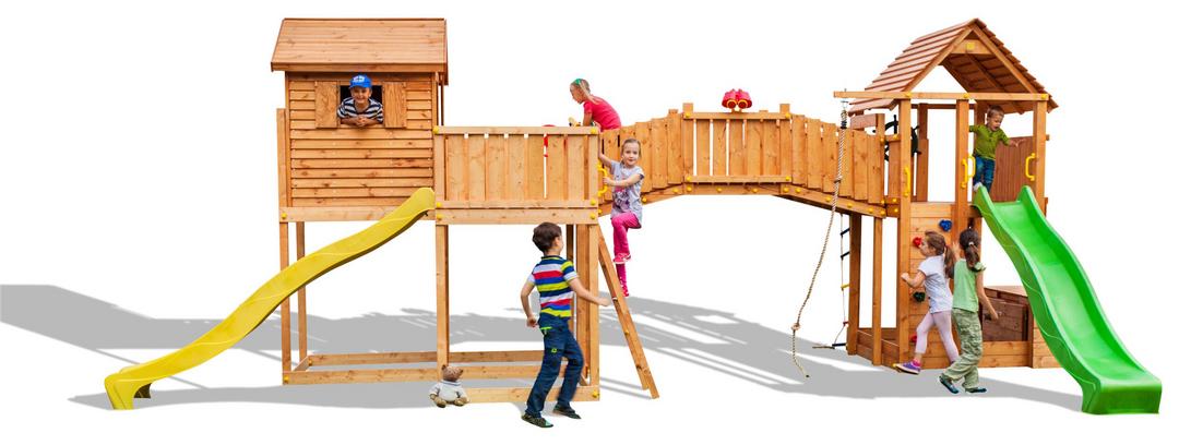 grande aire de jeux enfants MAXI SET FUNGOO SIZED PLAZA, image principale 3527PT