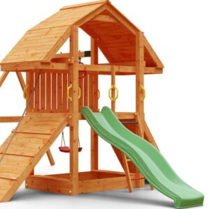 Aire de jeux FUNGOO BUFFALO avec balançoire double modèle 6423PT