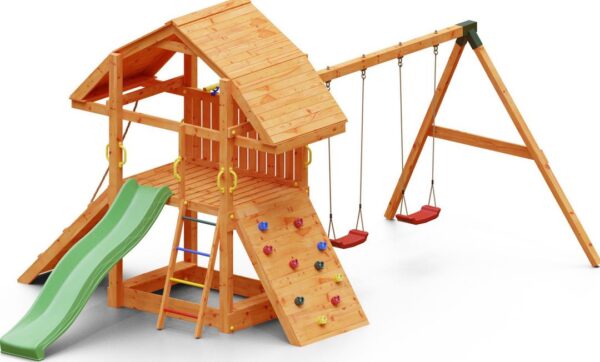 Image principale du kit balançoire FUNGOO BUFFALO avec Balançoire Double, référence 6423PT.