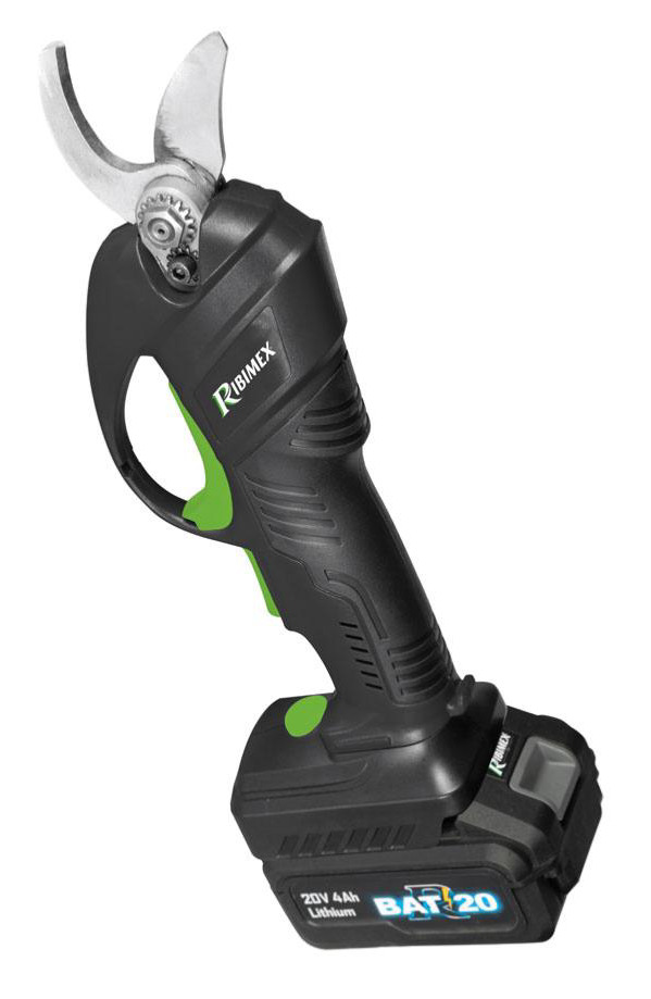 Sécateur électrique R-BAT20 20V 2Ah + chargeur PRBAT20/SEC - Ribimex 1 Sécateur électrique R-BAT20 à batterie avec batterie 20V 2Amp et chargeur PRBAT20/SEC, image principale