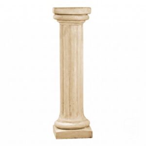 colonne ionique en pierre avec chapiteau carré, vue principale, illustration générée non contractuelle, référence 238008