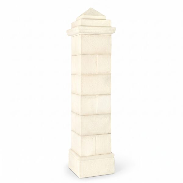 Kit pilier portail 40x40 Périgord - hauteur 212 cm - blanc, référence 212162, image principale