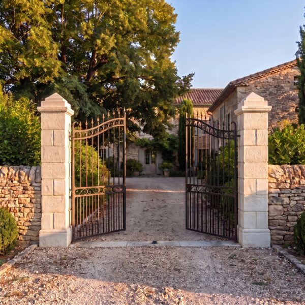 Pilier de portail en pierre Périgord 30 blanc - image principale, référence produit 212154
