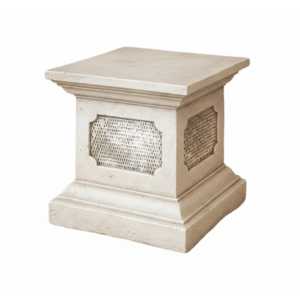 socle en pierre pour statue, illustration du socle en pierre reconstituée 42 × 42 cm - produit 215345