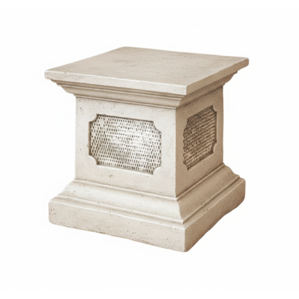socle en pierre pour statue, illustration du socle en pierre reconstituée 42 × 42 cm - produit 215345