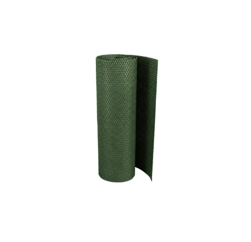 Occultant grillage rigide en rouleau résine tressée Lg.2,50 m – Vert – rouleau seul